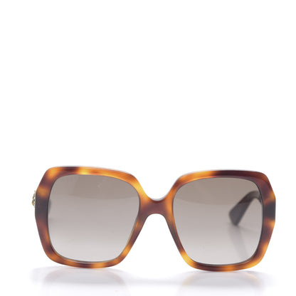 Gucci Acetate Square Frame GG0096S Sunglasses Tortoise 2 of 6