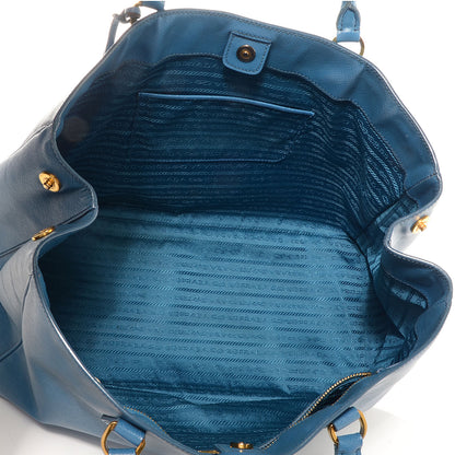 Prada Saffiano Cuir Medium Double Bag Bluette 5 of 10