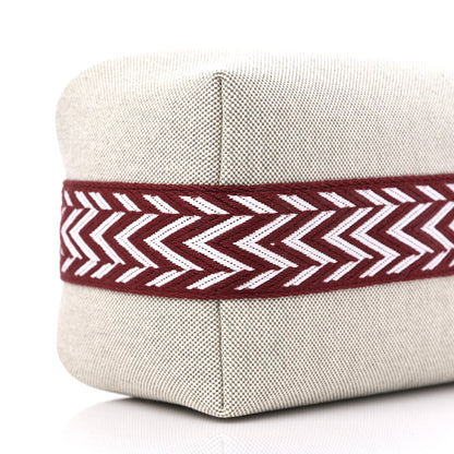 Hermes Canvas Small Bride-A-Brac Natural Rouge H 7 of 8