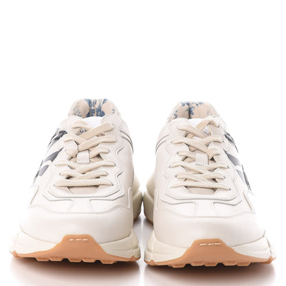 Gucci X MLB Calfskin NY Yankees Mens Rhyton Sneakers 8 Mystic White 2 of 10