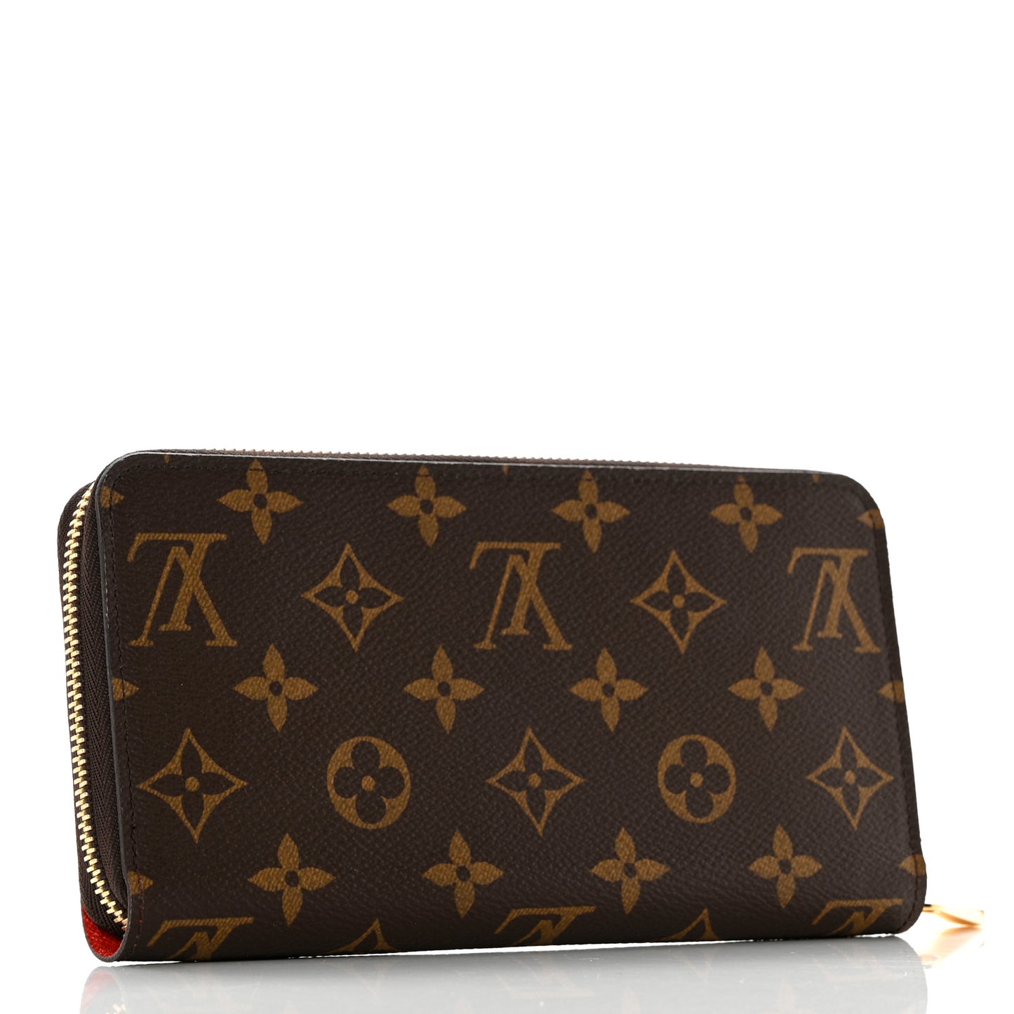 Monogram Zippy Wallet Coquelicot