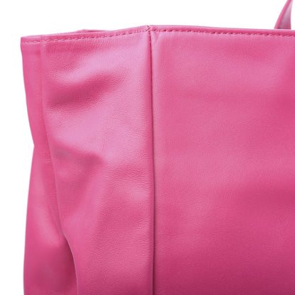 Saint Laurent Calfskin Suede Reversible East West Shopper Tote Fuchsia 19 of 21
