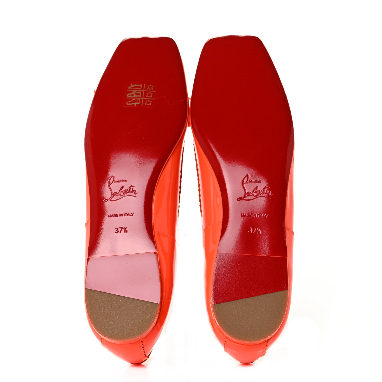 Christian Louboutin Patent Mamadrague Flats 37.5 Sunrise 5 of 8