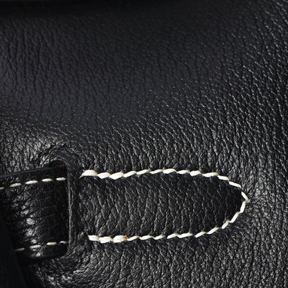 Hermes Togo Horseshoe Birkin 35 Black 9 of 27