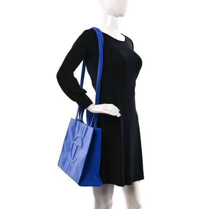 Telfar Vegan Leather Medium Shopping Bag Painters Tape 2 of 10