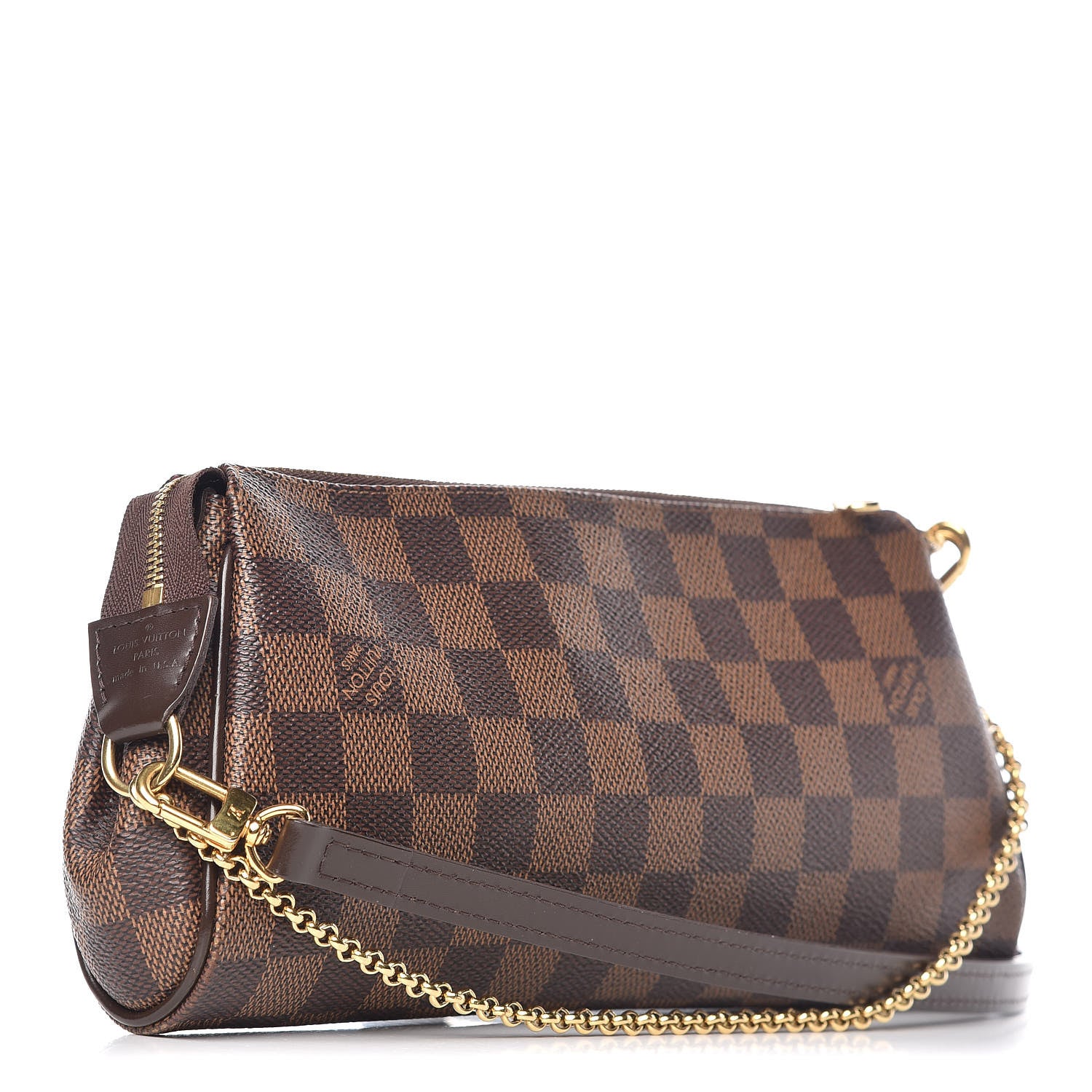 Louis Vuitton Damier Ebene Eva Clutch 3 of 10