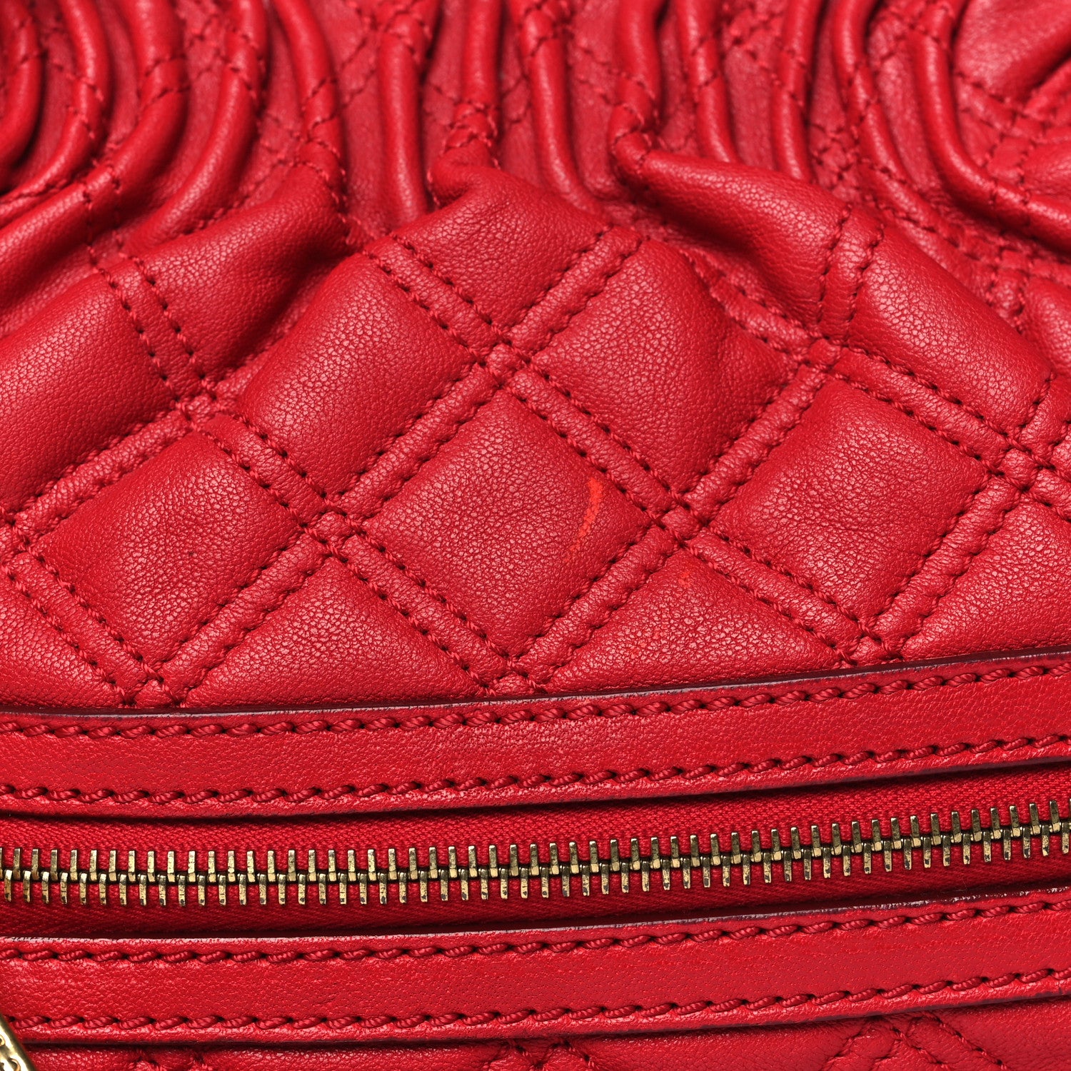 Marc Jacobs Calfskin Quilted Little Stam Red 7 of 12