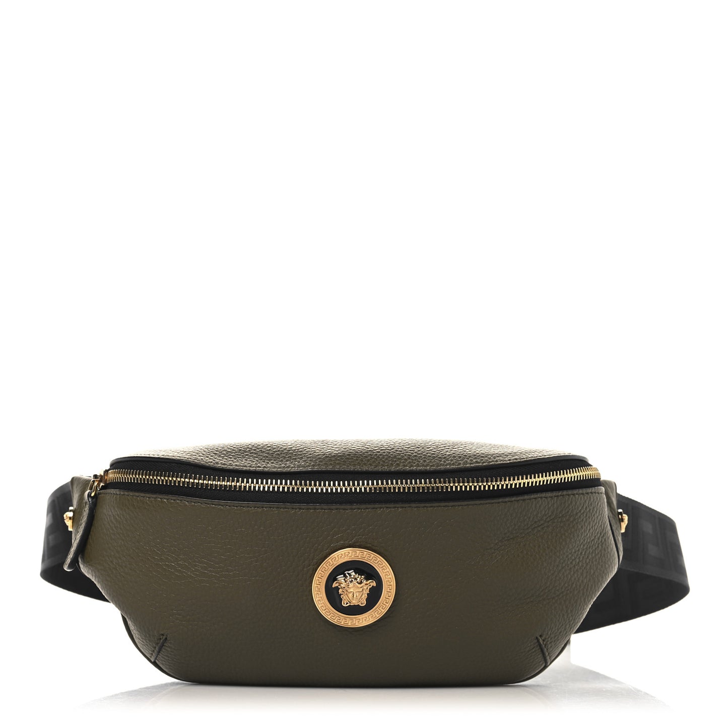 Grained Calfskin Vanitas Medea Belt Bag Khaki