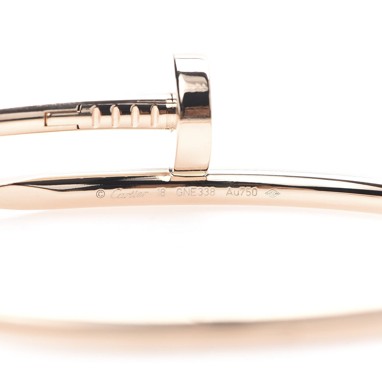 18K Pink Gold Juste Un Clou Bracelet 18