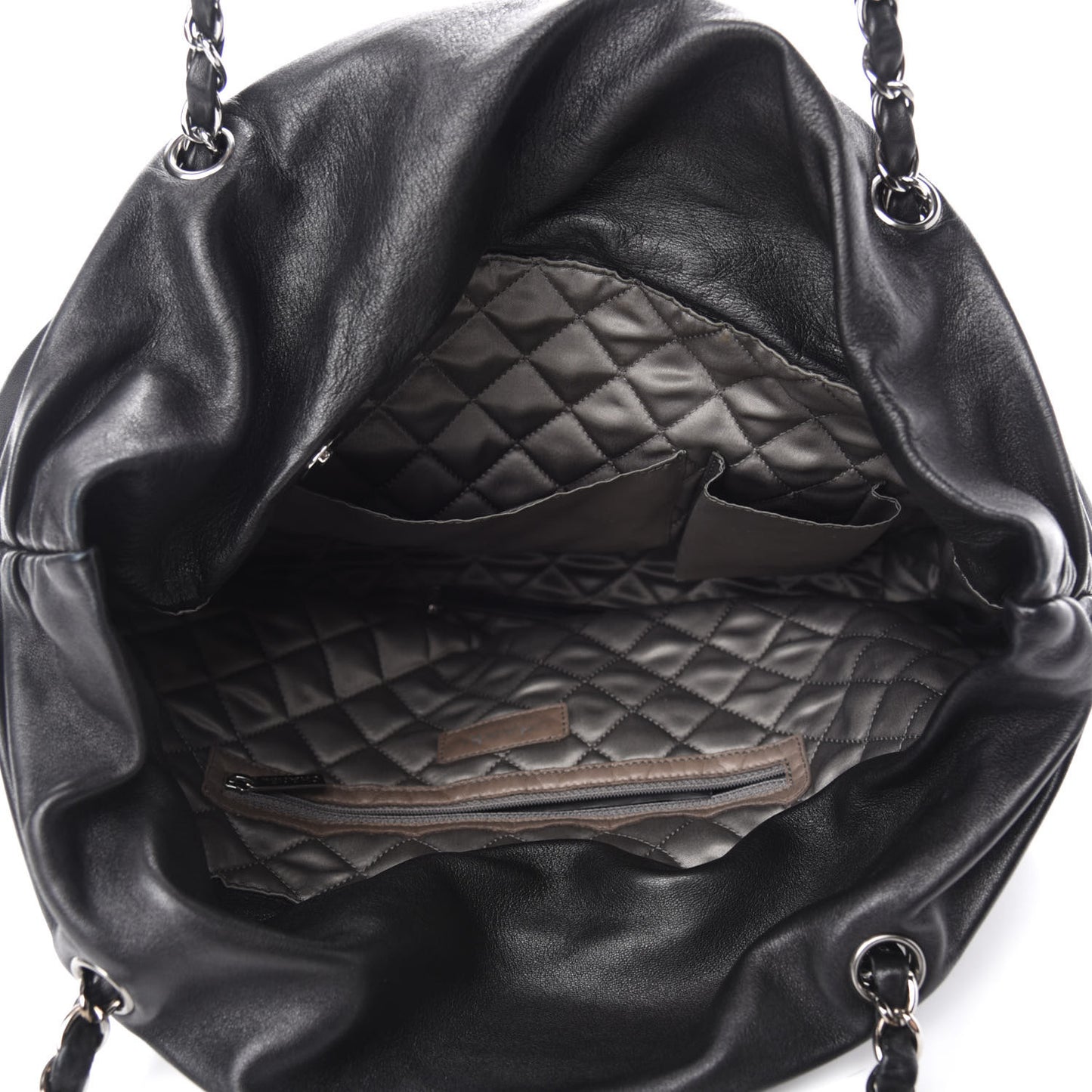 Calfskin Timeless Chain Tote Black
