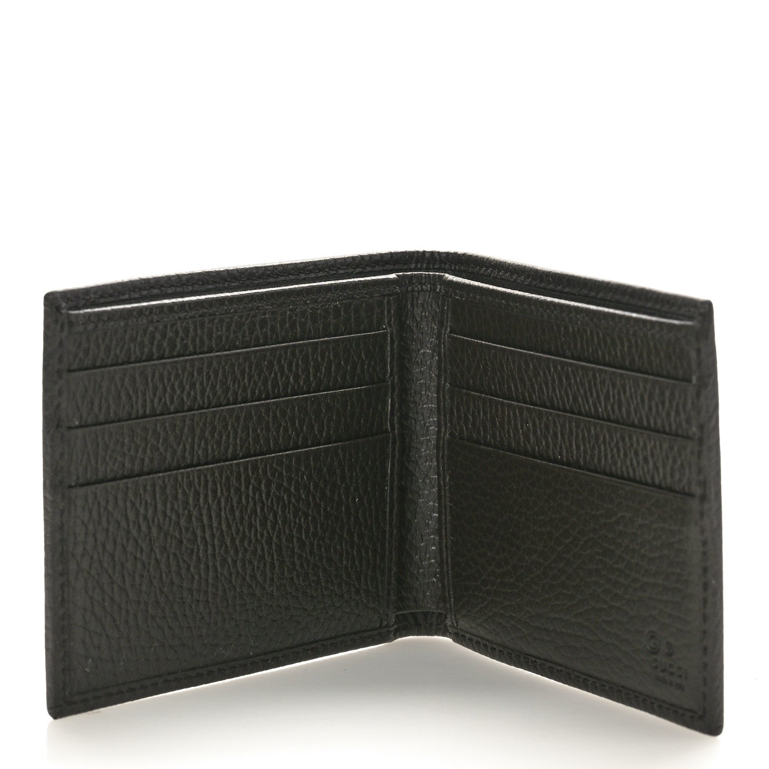 Gucci Mens Monogram Bi-Fold Wallet Dark Brown 5 of 8