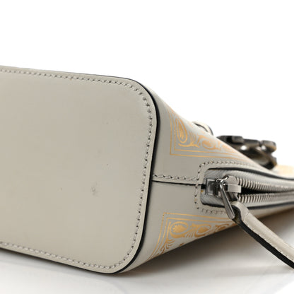 Gucci X SEGA Calfskin GUCCY Stars Mini Dome Shoulder Bag Mystic White Gold 9 of 9