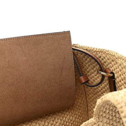 Loewe X PAULA'S IBIZA Raffia Medium Font Tote Natural Tan 11 of 11