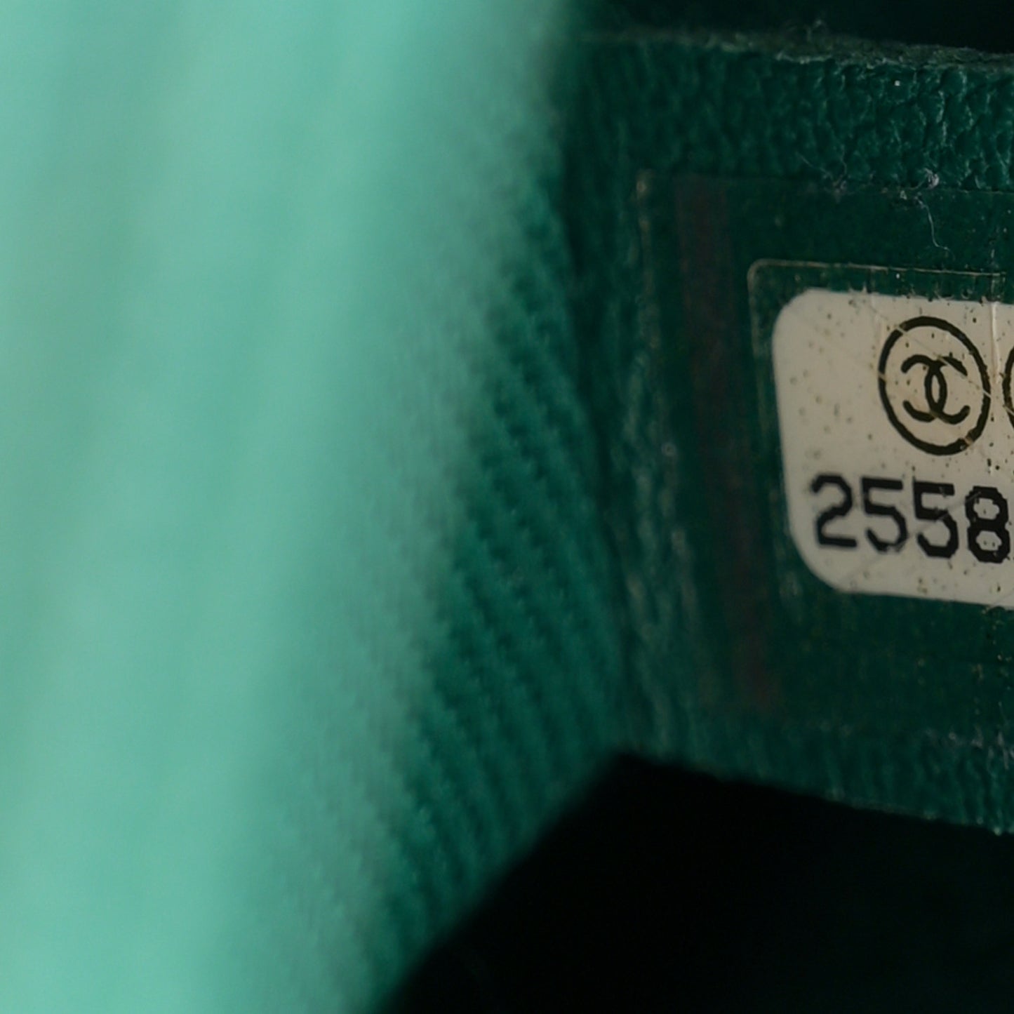 Caviar Quilted Small Coco Handle Flap Green