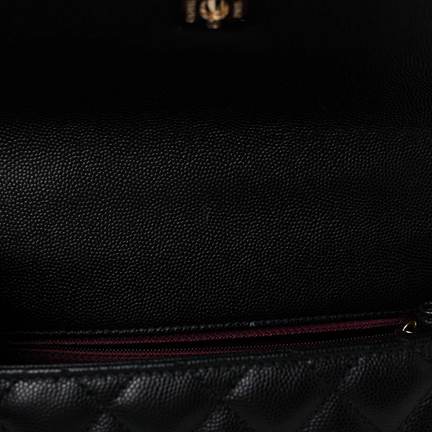 Chanel Caviar Quilted Mini Coco Handle Flap Black 13 of 14