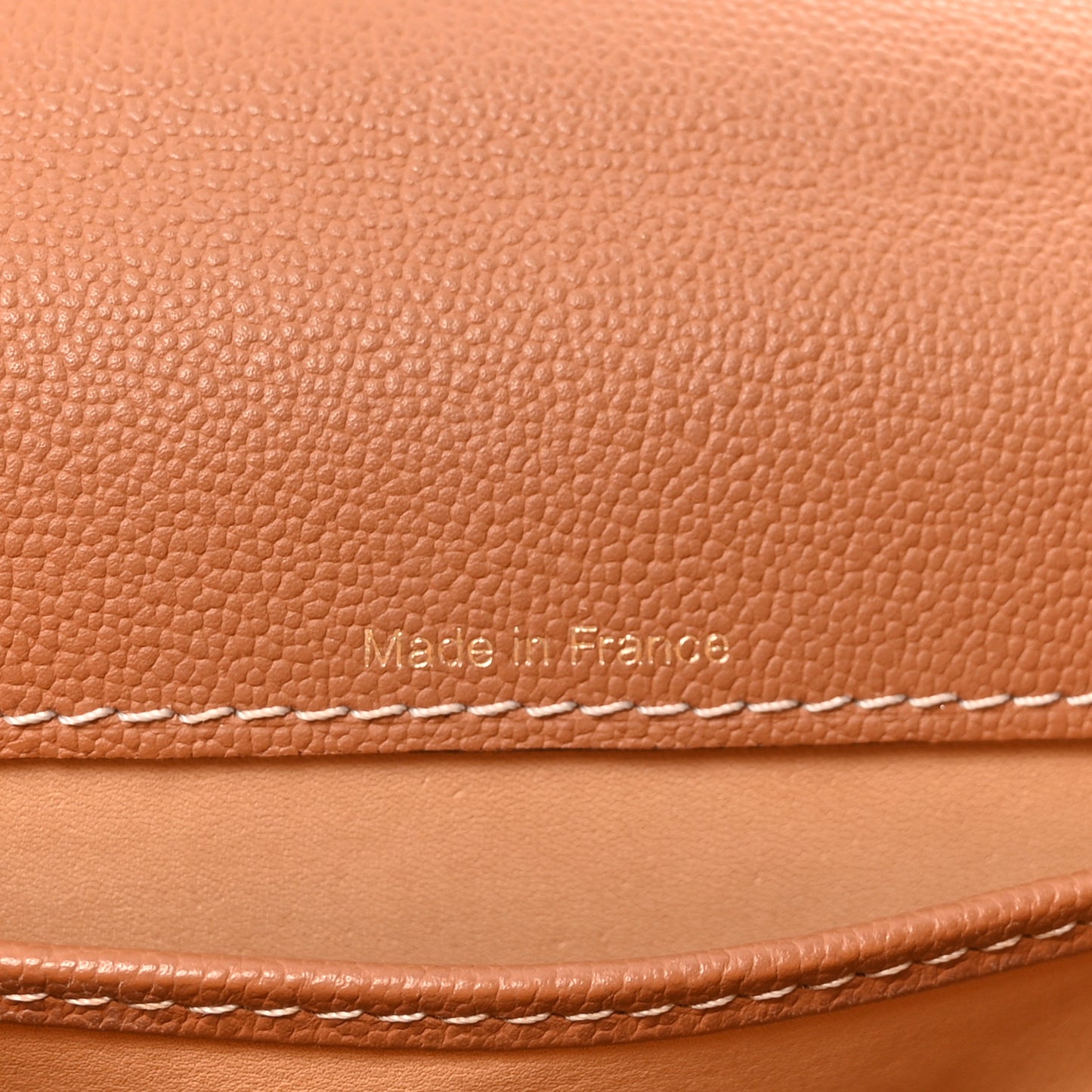 Grained Rodeo Calfskin Surpique Mini Brillant Satchel Vegetal Ivory