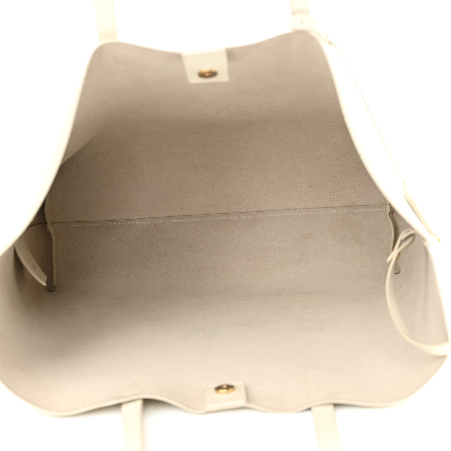 Calfskin Large Shopping Tote Porcellana