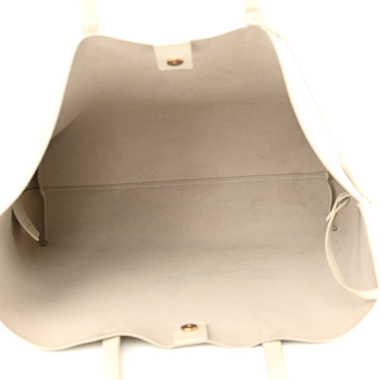 Saint Laurent Calfskin Large Shopping Tote Porcellana 6 of 17