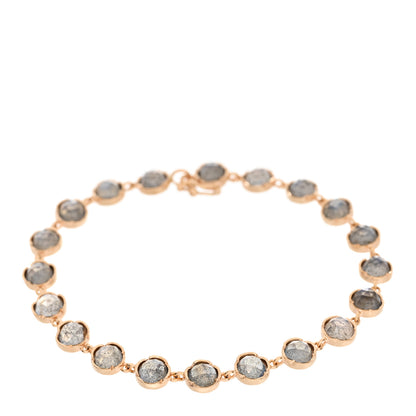 Irene Neuwirth 18K Rose Gold Labradorite Petite Classic Link Bracelet 1 of 3