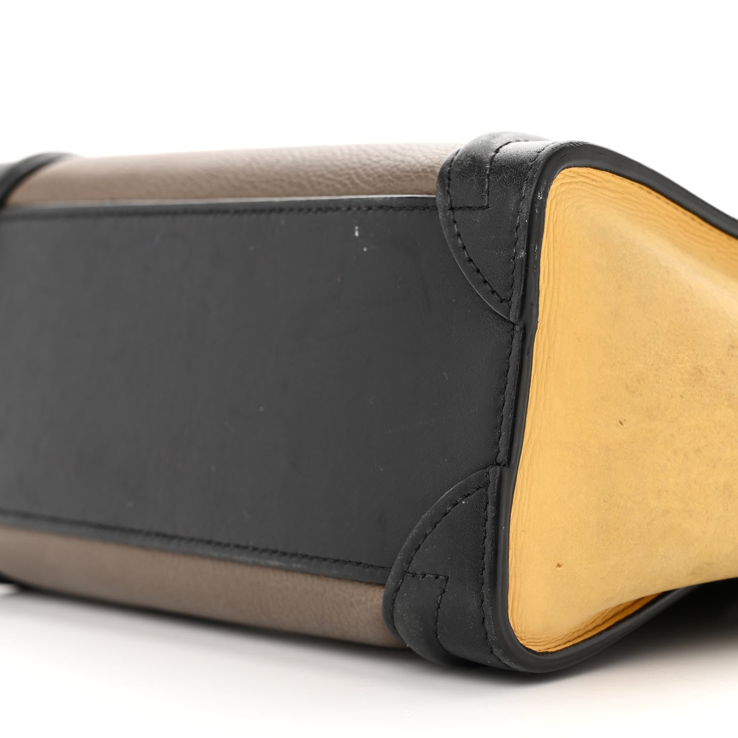 Celine Nubuck Smooth Calfskin Nano Tri-Color Luggage Desert 10 of 22