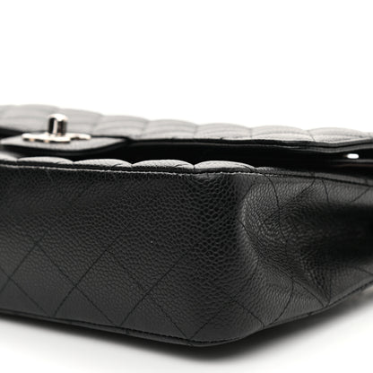 Chanel Caviar Quilted Medium Double Flap Black 9 of 10