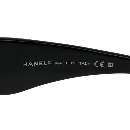 Chanel Camellia CC Sunglasses 5113 Black 6 of 10
