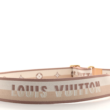 Louis Vuitton Jacquard Speedy Bandouliere 20 Shoulder Strap Beige 3 of 4