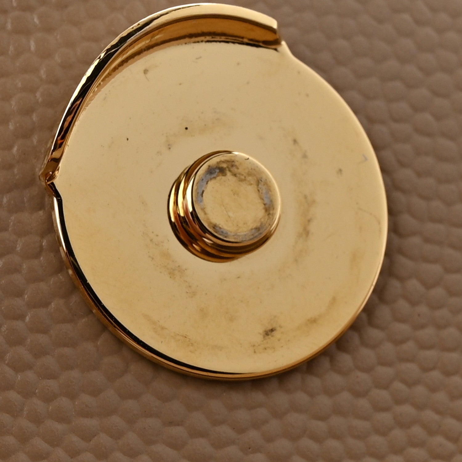 Saint Laurent Grain De Poudre Textured Mixed Matelasse Triquilt Small Monogram Satchel Dark Beige 11 of 11