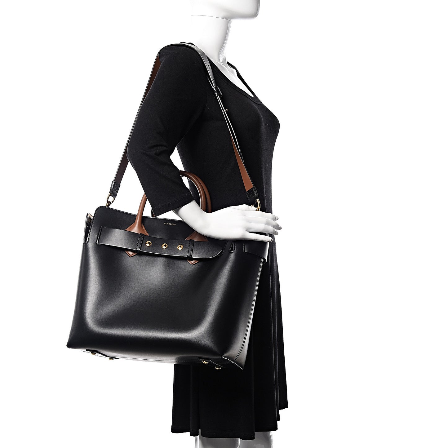 Calfskin Medium Belt Bag Black