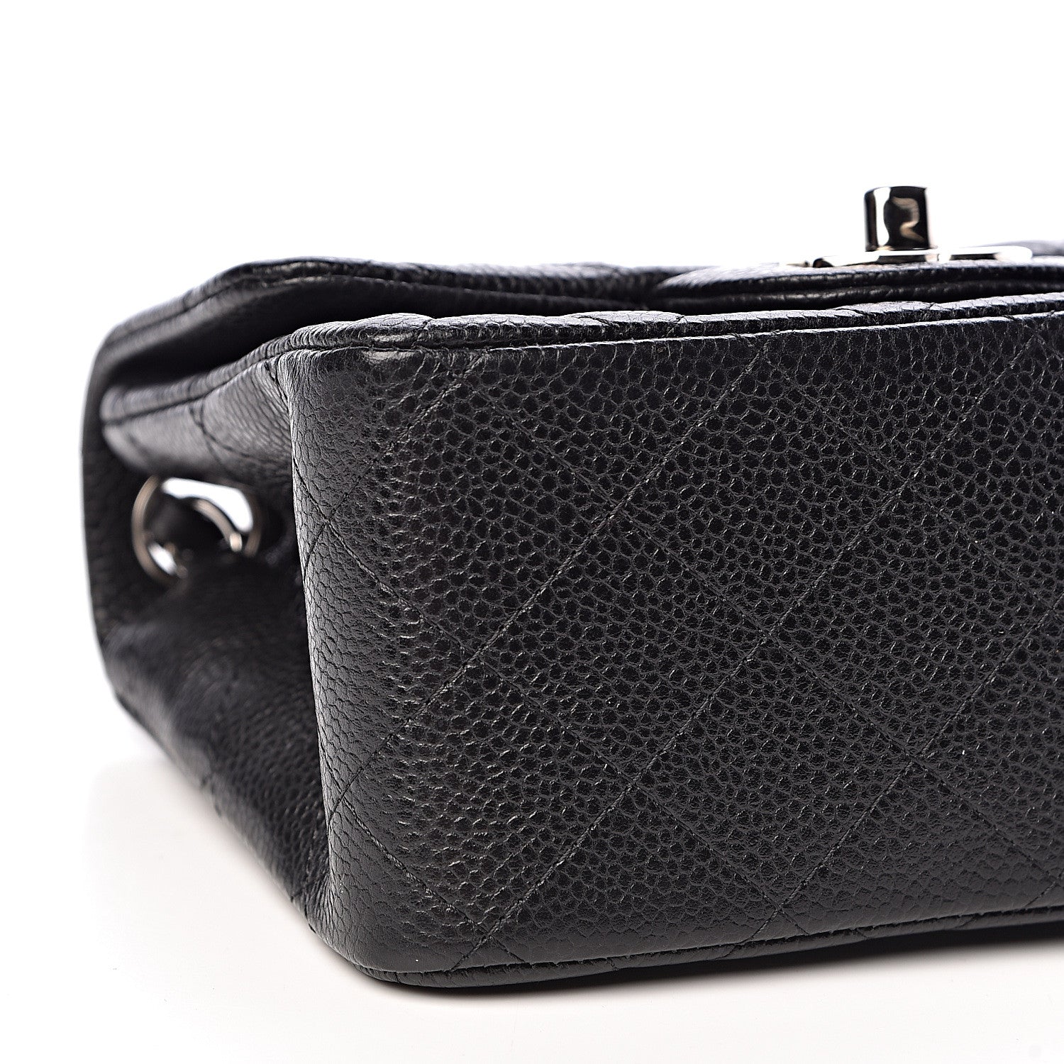 Chanel Caviar Quilted Mini Square Flap Black 8 of 10