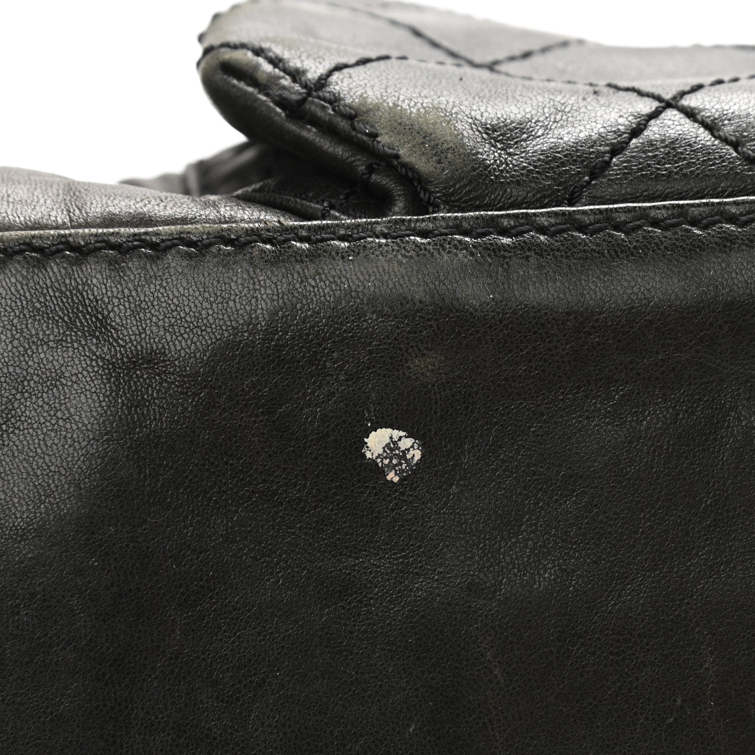 Chanel Lambskin Quilted Mademoiselle Hobo Black 12 of 14