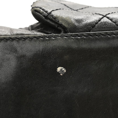 Chanel Lambskin Quilted Mademoiselle Hobo Black 12 of 14