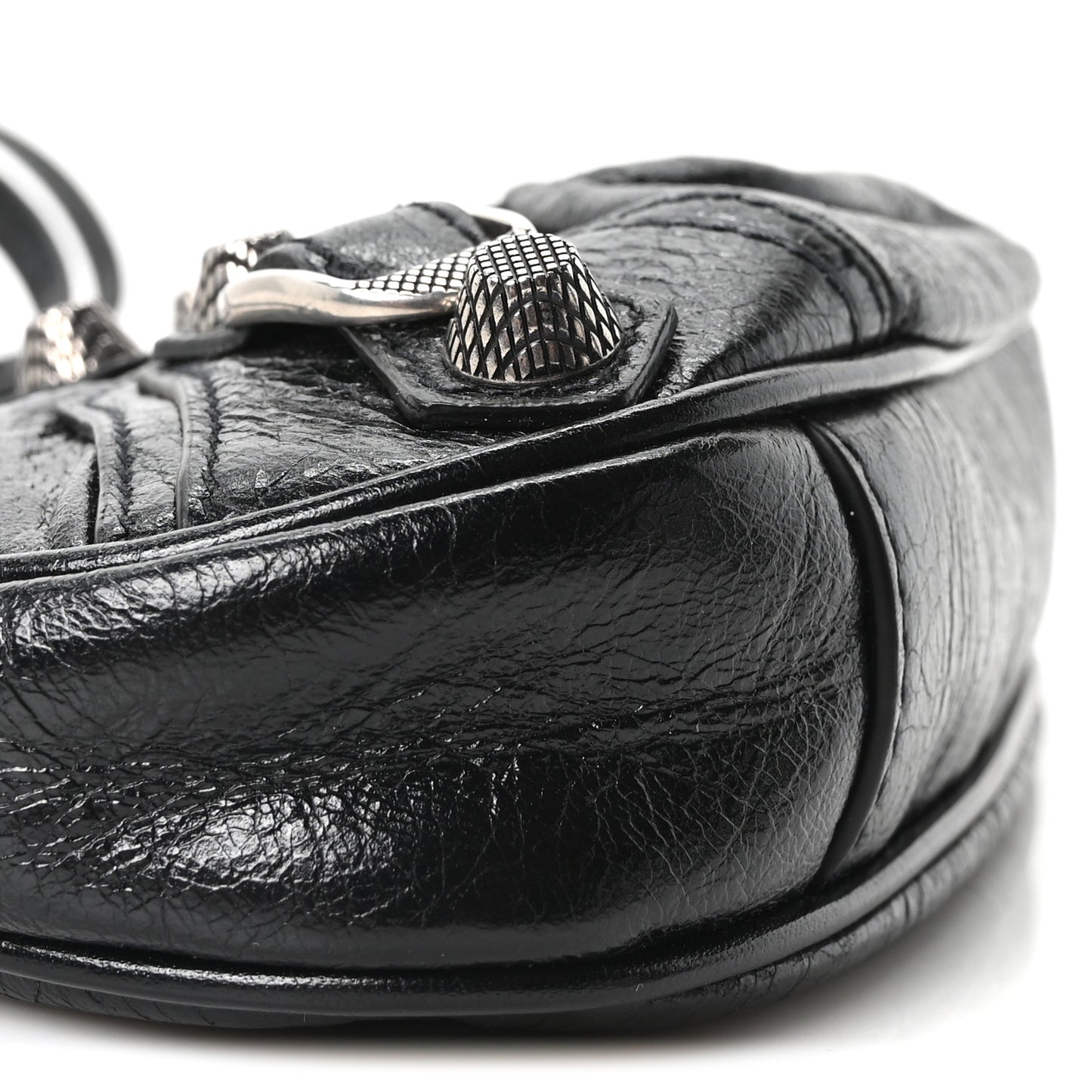 Agneau Arena Le Cagole Mini Purse With Chain Black