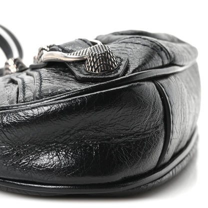 Balenciaga Agneau Arena Le Cagole Mini Purse With Chain Black 9 of 10
