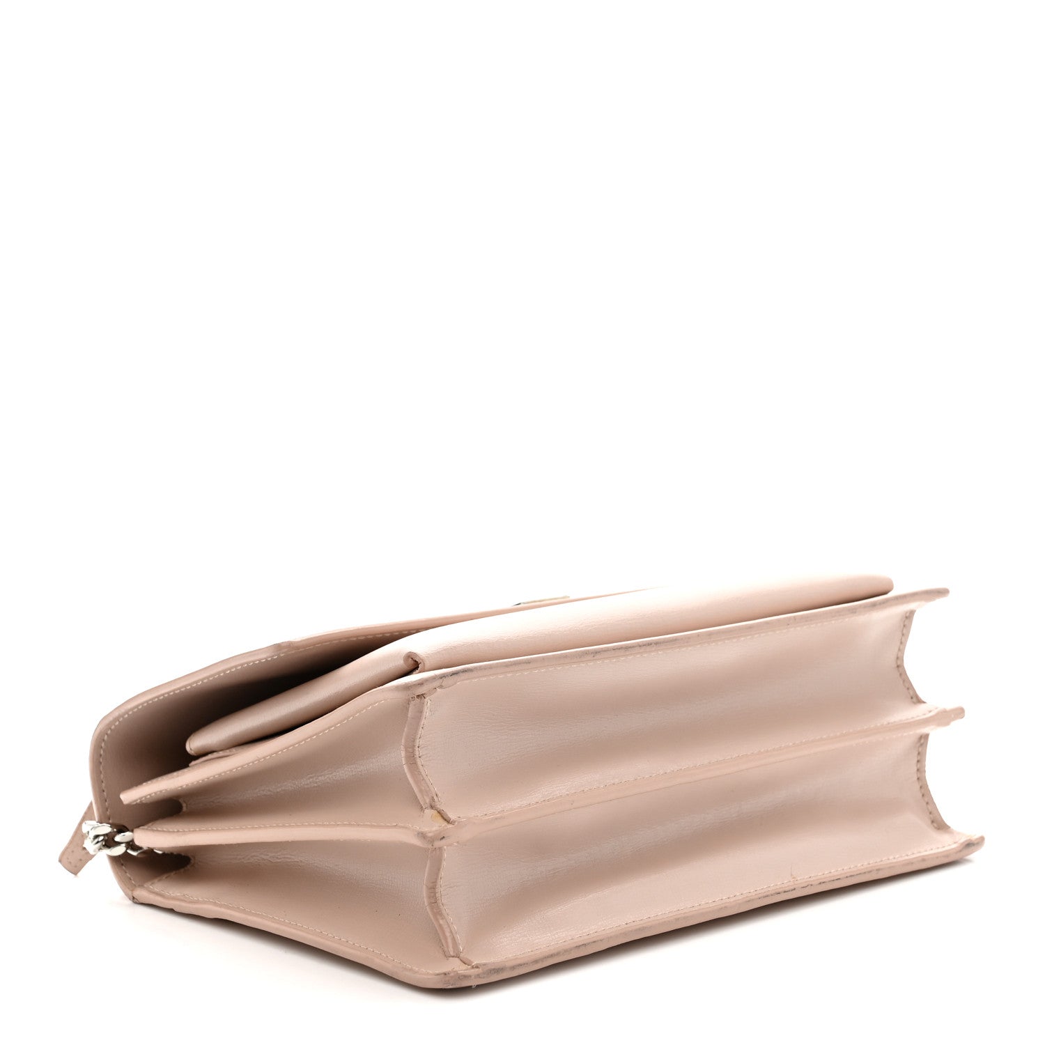 Saint Laurent Calfskin Medium Monogram Sunset Marble Pink 4 of 19