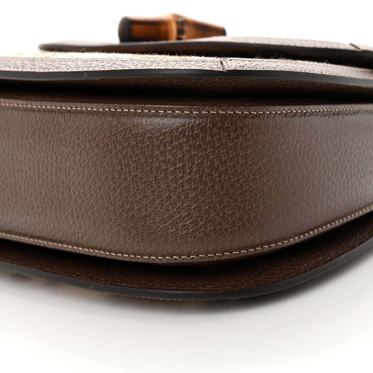 Canvas Calfskin 100 Centennial Music Medium Bamboo 1947 Top Handle Bag Multicolor