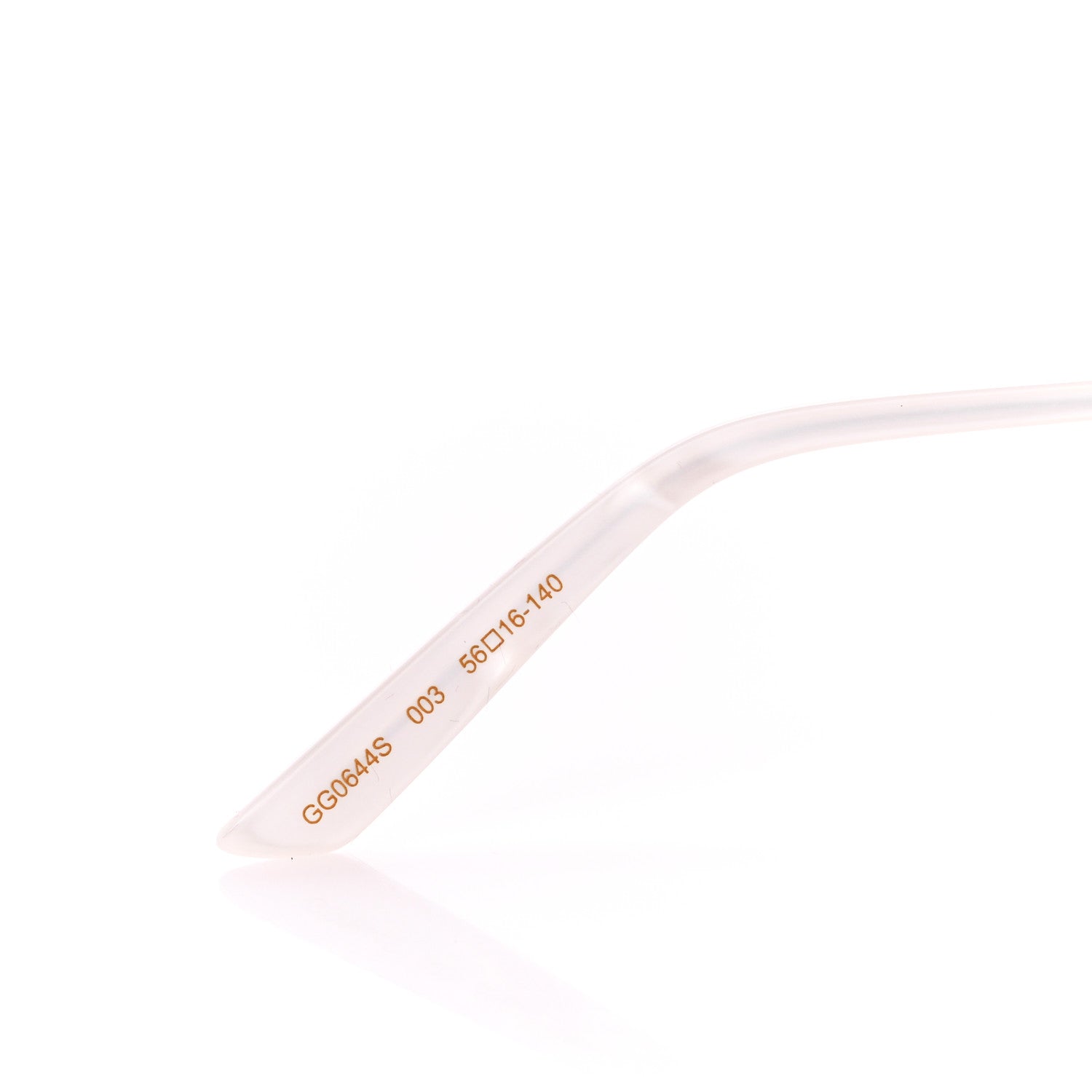 Gucci Crystal Metal Sunglasses GG0644S Gold Silver 5 of 8