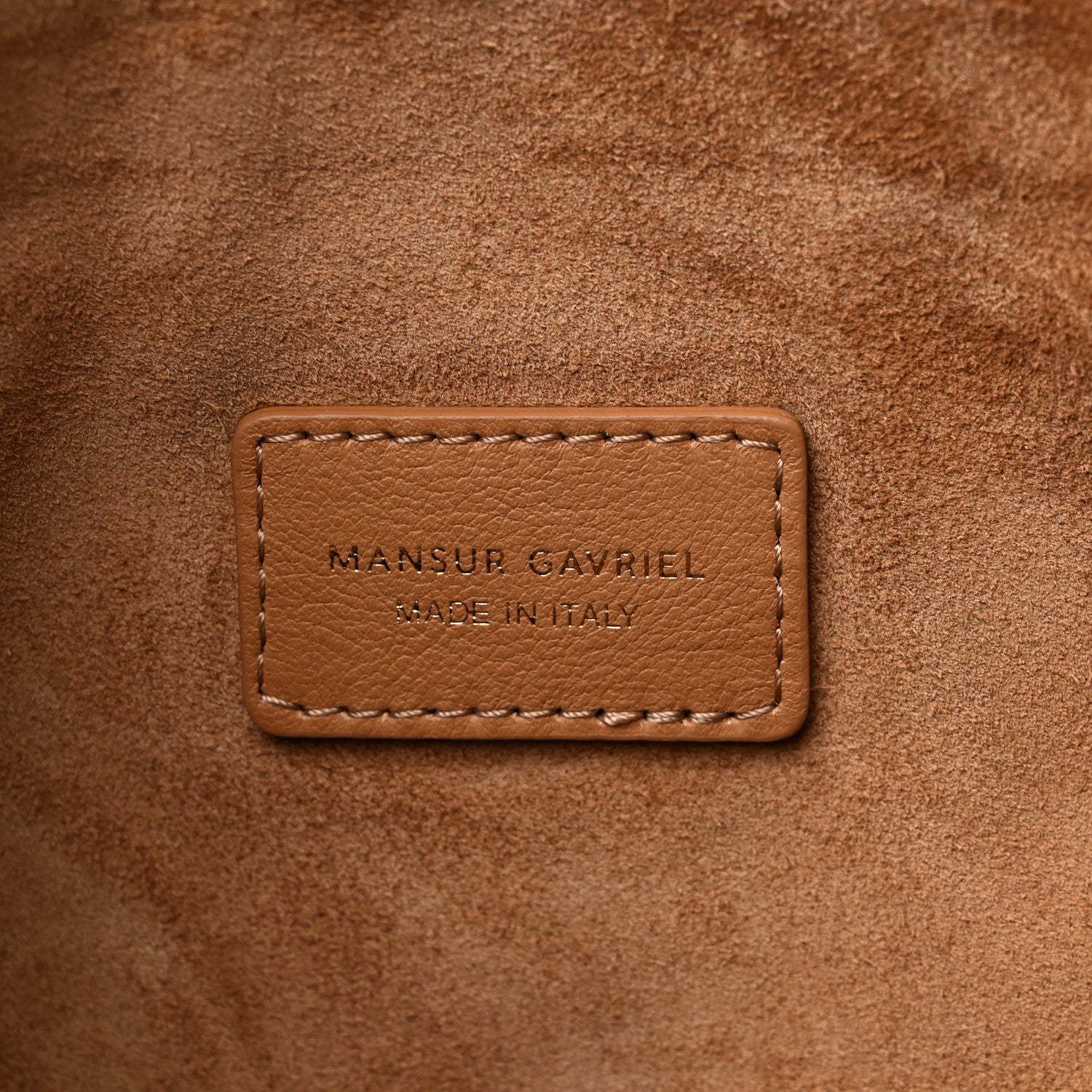 Mansur Gavriel Calfskin Mini Swing Shoulder Bag Caramel 6 of 8