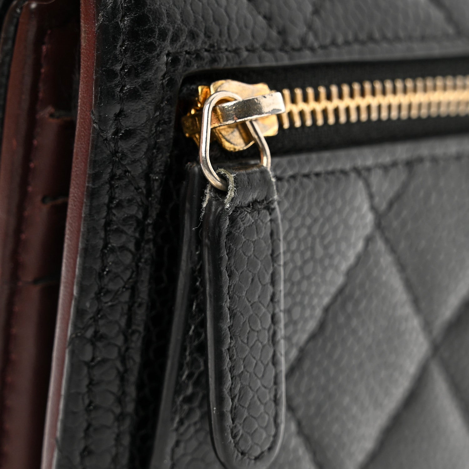 Chanel Caviar Quilted Compact Flap Wallet Black 10 of 10