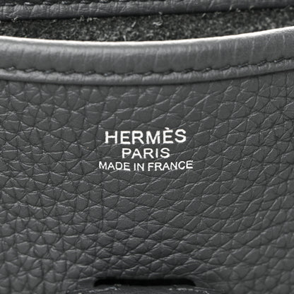 Hermes Taurillon Clemence Evelyne III PM Gris Misty 6 of 11