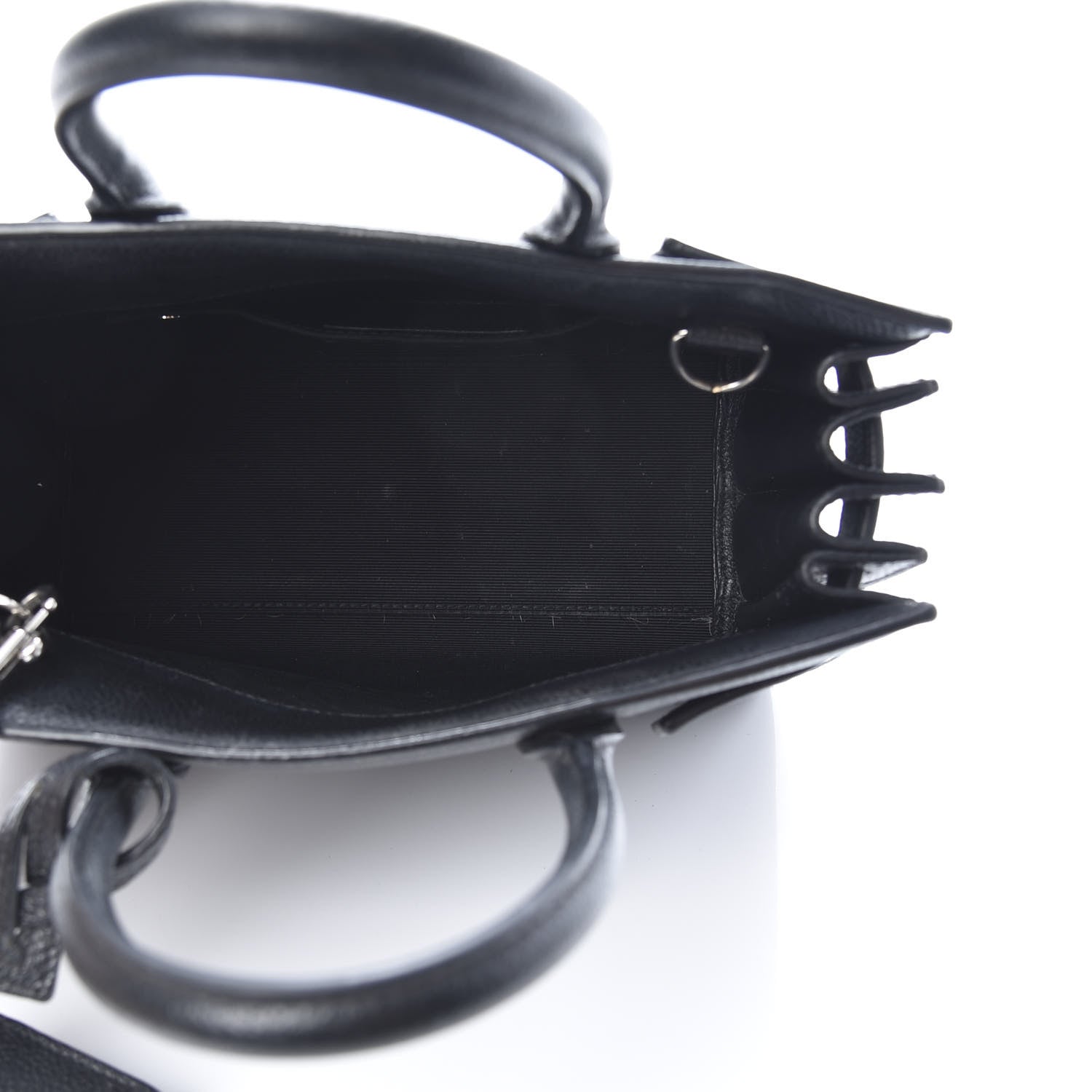 Saint Laurent Grained Calfskin Nano Sac De Jour Black 5 of 13