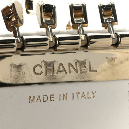 Chanel Caviar Quilted Classic 4 Key Holder Wallet White 7 of 8