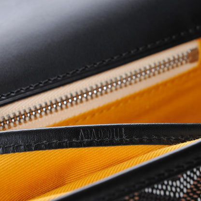 Goyard Goyardine Belvedere MM Messenger Bag Black 7 of 7