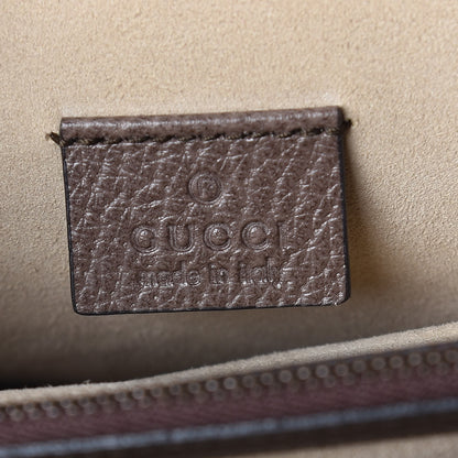 Gucci Calfskin Web Owl Embroidered Medium Dionysus Shoulder Bag New Acero Multicolor 8 of 9