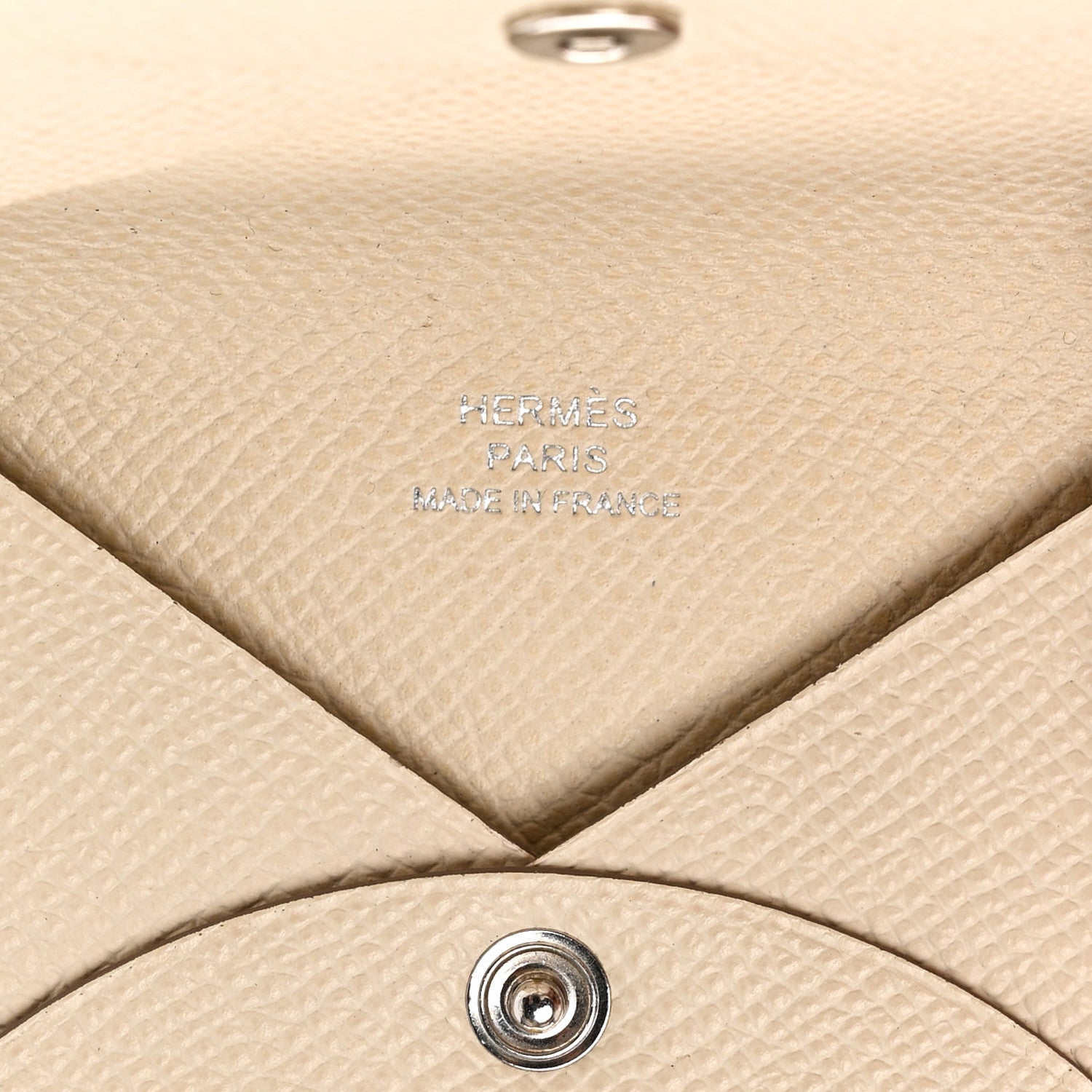 Hermes Epsom Calvi Card Case Craie 6 of 7