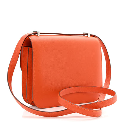Hermes Epsom Constance 18 Orange Poppy 3 of 11