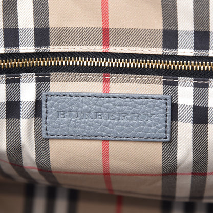 Burberry London Grainy Calfskin Medium Greenwood Bowling Bag Grey 7 of 10