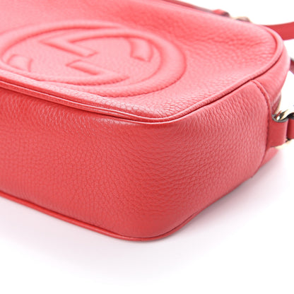 Gucci Pebbled Calfskin Small Soho Disco Bag Tabasco Red 8 of 8