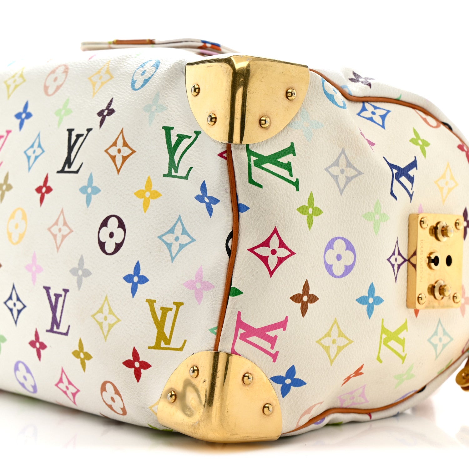 Louis Vuitton Monogram Multicolor Speedy 30 White 10 of 16