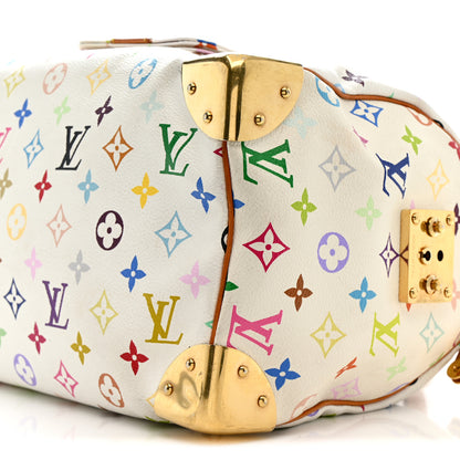 Louis Vuitton Monogram Multicolor Speedy 30 White 10 of 16